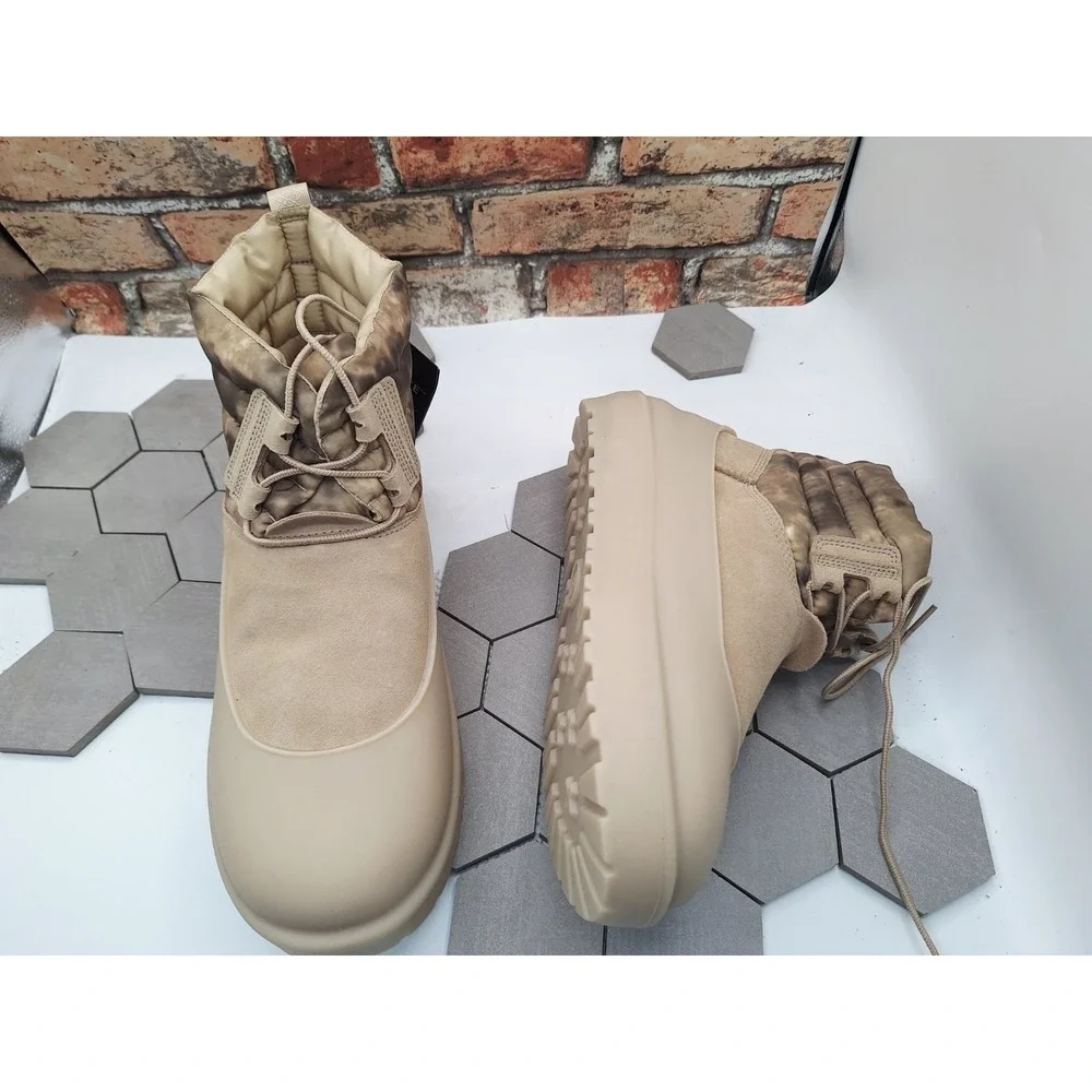 UGG Classic Mini Lace Wea Smokescreen Boot Mustard Seed - 1143990-MDSD Men Sz 12